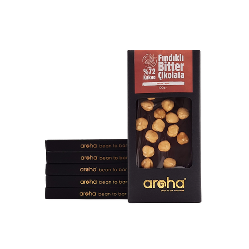 Aroha Fndkl %72 Bitter ikolata x 6 adet