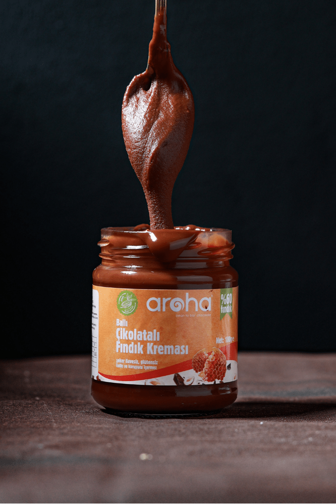 Ballı Çikolatalı Fındık Kreması. 180 Gr.