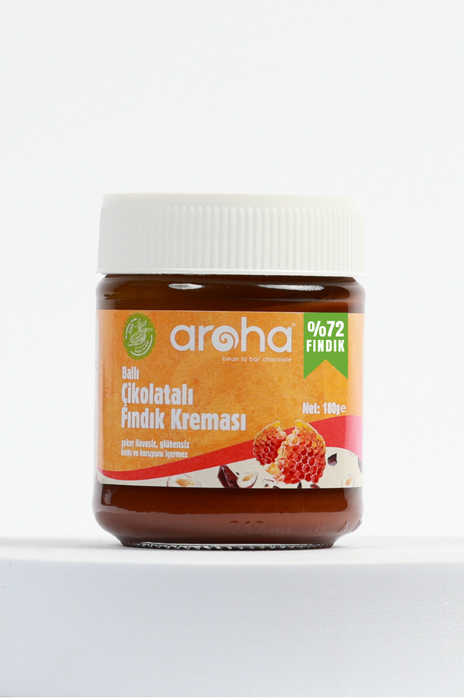 Ballı Çikolatalı Fındık Kreması. 180 Gr.