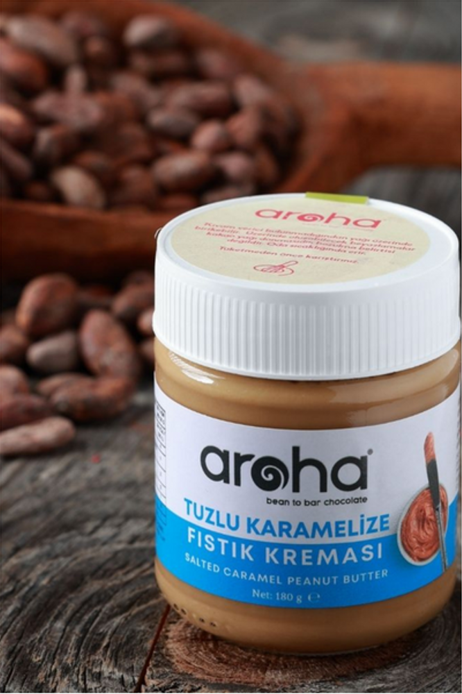 Tuzlu Karamelize Çikolatalı Fıstık Kreması. 180 Gr X 3 Adet.