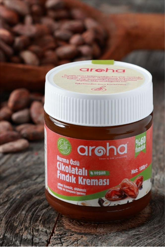 Hurma Özlü Çikolatalı Fındık Kreması. 180 Gr. X 3 Adet.