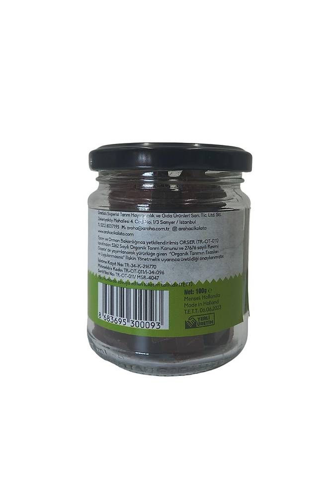 Aroha Organik Sertifikalı, Şekersiz, Glutensiz Kakao Kitlesi - 100 Gr.