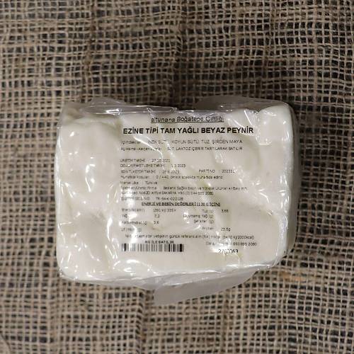 Ezine Tipi Tam Yal Beyaz Peynir 650-750 g