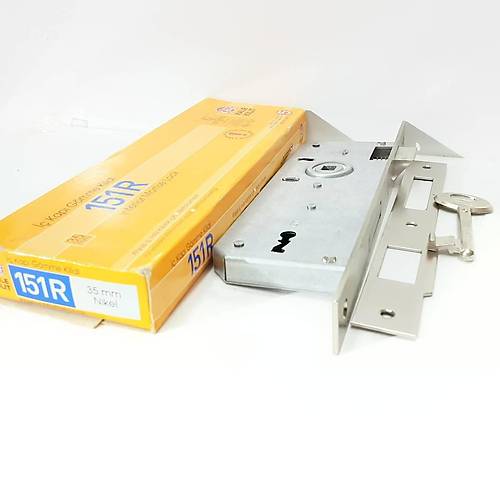 Kale Kilit 151R  Kap Gmme Kilidi 35 mm Nikel