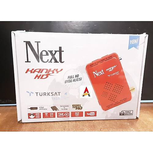 Next Kanky Full HD Uydu Alc Trksat TKGS Krmz