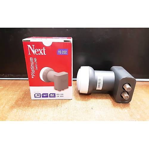 Next Platinum Quad LNB YE-204 Drtl Uydu LNB Gri