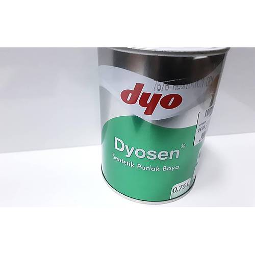 Dyosen Sentetik Parlak Boya 0.75 L. 7676 Alminyum Gri