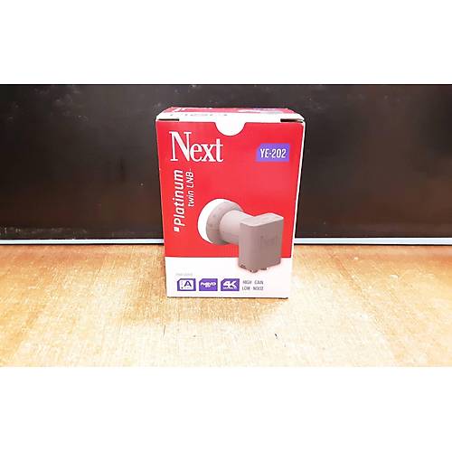 Next Platinum Quad LNB YE-204 Drtl Uydu LNB Gri