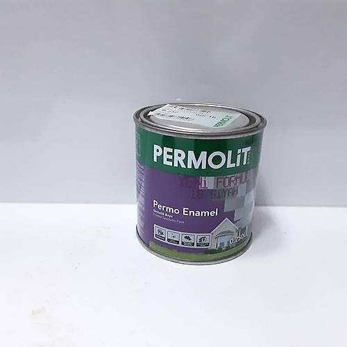 Permolit Sentetik Parlak Boya  0,250 L. 00018 Siyah