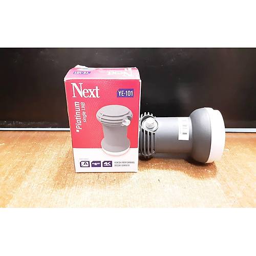 Next Platinum Single LNB YE-101 Tekli Uydu LNB Gri