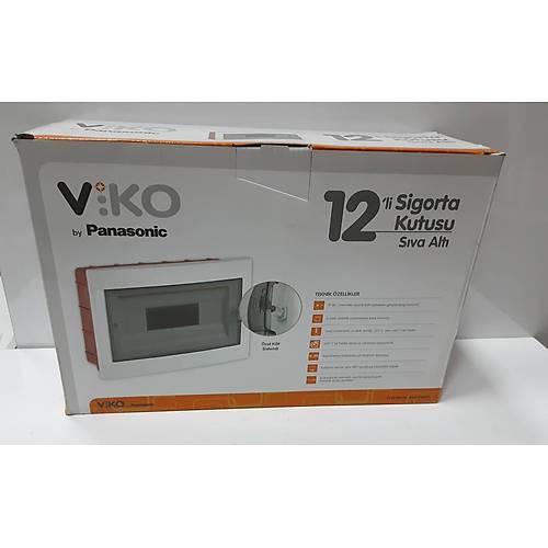 Viko 90912012 IP40 Sva Alt Halogen 12'li Sigorta Kutusu