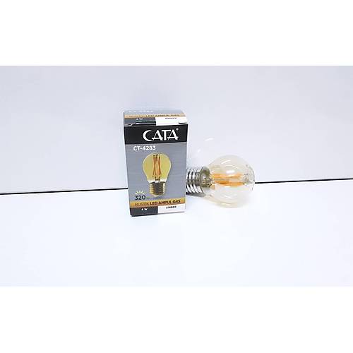 Cata G45 4W E27 Duy Rustik Led Ampul Amber I