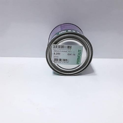 Permolit Sentetik Parlak Boya  0,250 L. 00018 Siyah