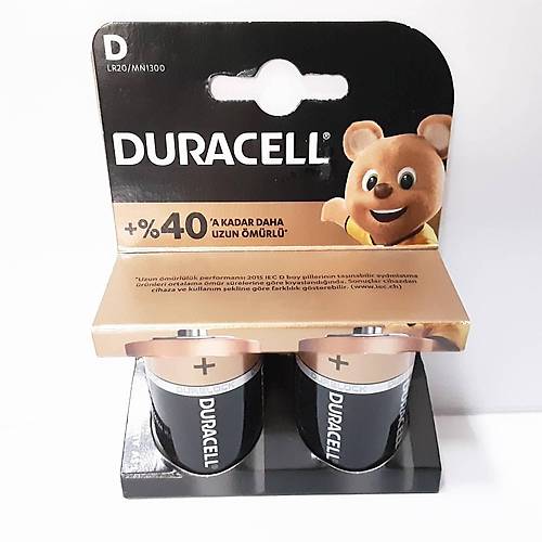 Duracell Lr20 Mn1300 1 5v Alkaline Normal Kalın Pil « Ateş Elektrik