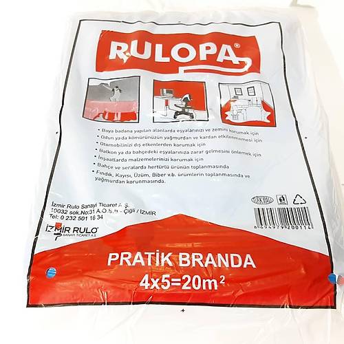 Rulopa Pratik Branda 4x5=20m