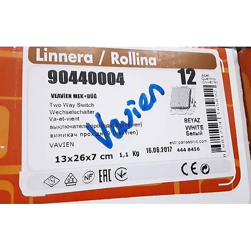 Viko Linnera 90440004 Sva Alt Vavien Anahtar Beyaz