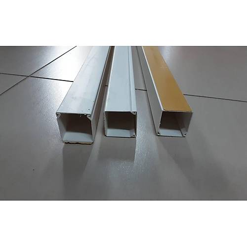 Mutlusan Canalex TSE'li Kapal Tip Kablo Kanal (Yapkan Bantl) 40x40 mm - 2 mt.