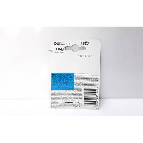 Duracell LR43 1.5V Pil