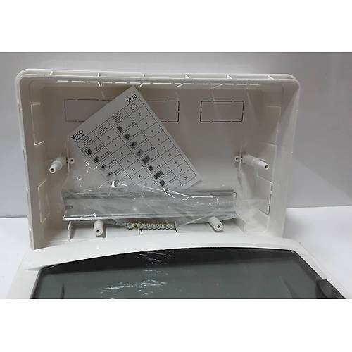 Viko 90912012 IP40 Sva Alt Halogen 12'li Sigorta Kutusu