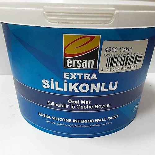 Ersan Extra Silikonlu zel Mat Silinebilir  Cephe Boyas 3.5 Kg. 4350 Yakut
