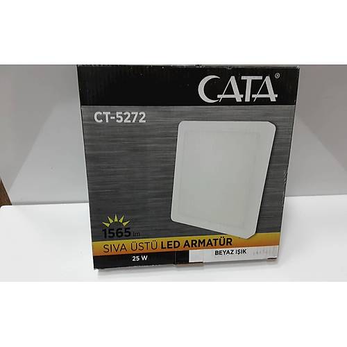 Cata CT-5272 Kare Sva st Led Armatr 25 W Beyaz 6500K