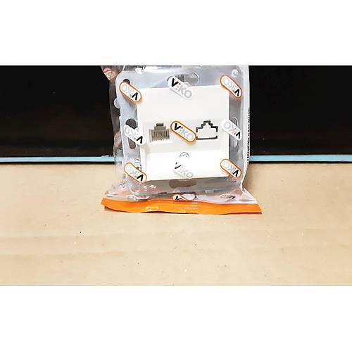 Viko Karre 90967013 Sva Alt Nmeris Telefon Priz RJ11 Krem