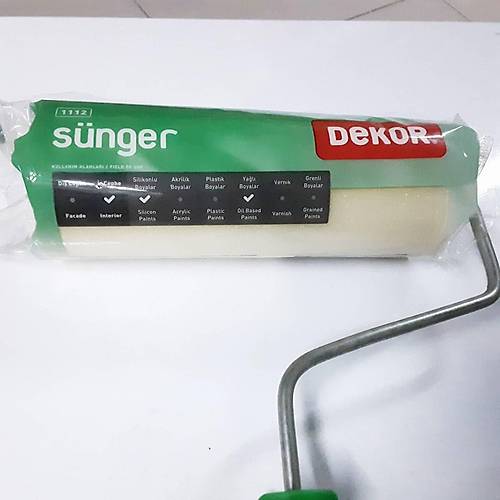 Dekor Snger 1112 Yeil Sapl Rulo 20cm