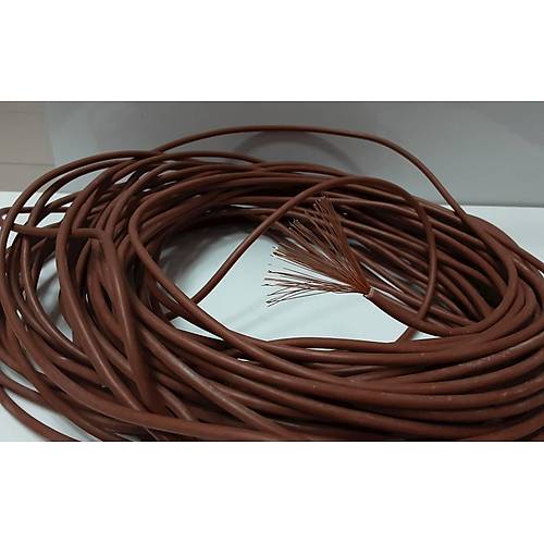 Alkan 6 mm NYAF Kablo 1 mt. Kahverengi