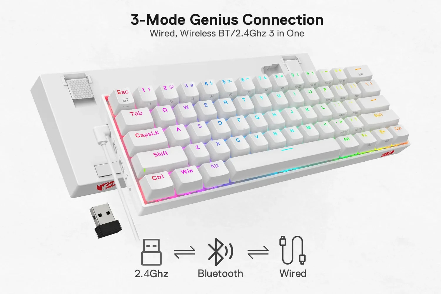 Redragon K530W Draconic Pro Q TR