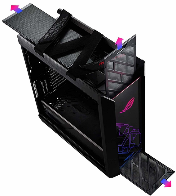 Asus Rog Strix Gx601 Helios Rgb Fanlı Temperli Cam Usb 31 Atxeatx Oyuncu Kasası 5000