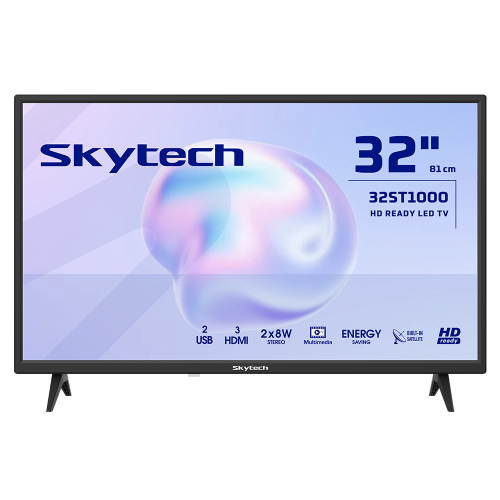 SkyTech 32ST1000 32İnç 82cm HD Ready Dahili Uydu Alıcılı Led Televizyon
