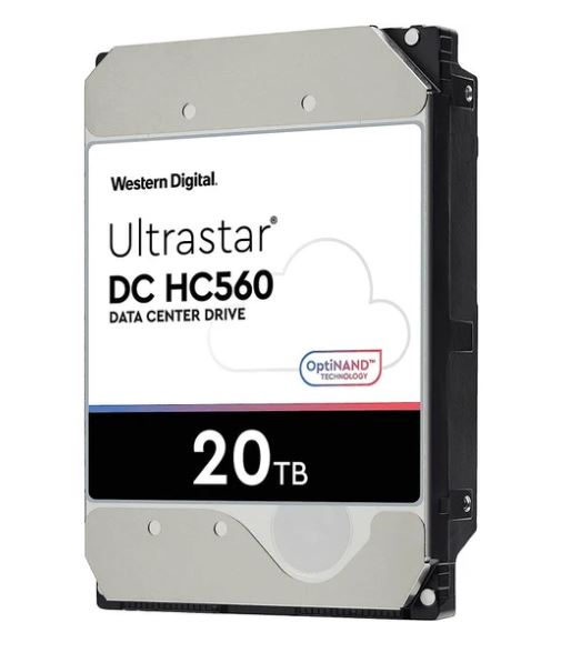 WD ULTRASTAR WUH722020BLE6L4 3.5 20TB 512Mb 7200 Rpm 7/24 Enterprise (DC HC560) (0F38785) NAS HardDisk