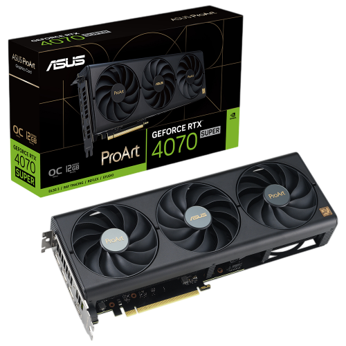 Asus ProArt GeForce RTX 4070 Super OC PROART-RTX4070S-O12G 12Gb 192Bit GDDR6X Gaming Ekran Kartı