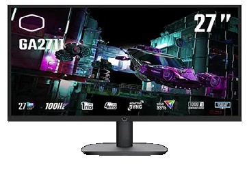Cooler Master GA2711 27 100Hz 1ms IPS 2K 2560x1440 2xHDMI 1xDP Adaptive Sync Gaming Monitör