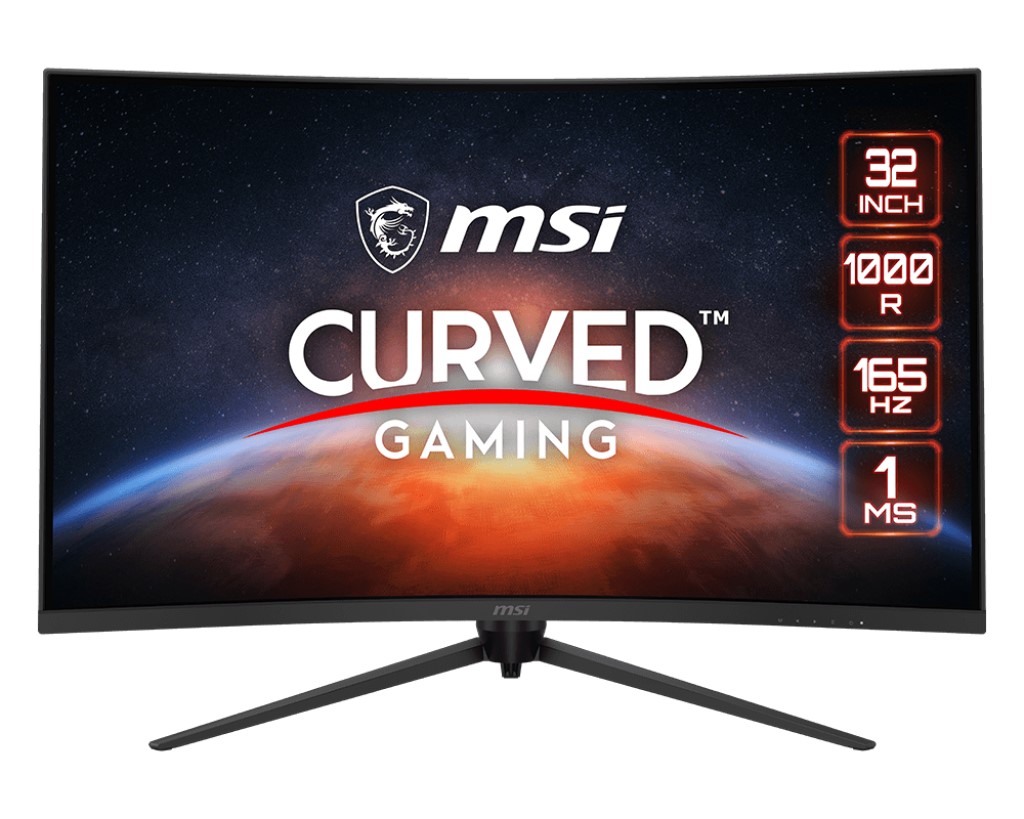 31.5" Msi Optix G321CQP Curved 1000R VA 2560X1440 16:9 165HZ 1MS FreeSync Premium Gaming Monitör