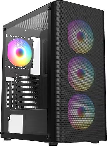 Frisby FC-9385G 550W 4x8120mm Fan Gaming Siyah Kasa