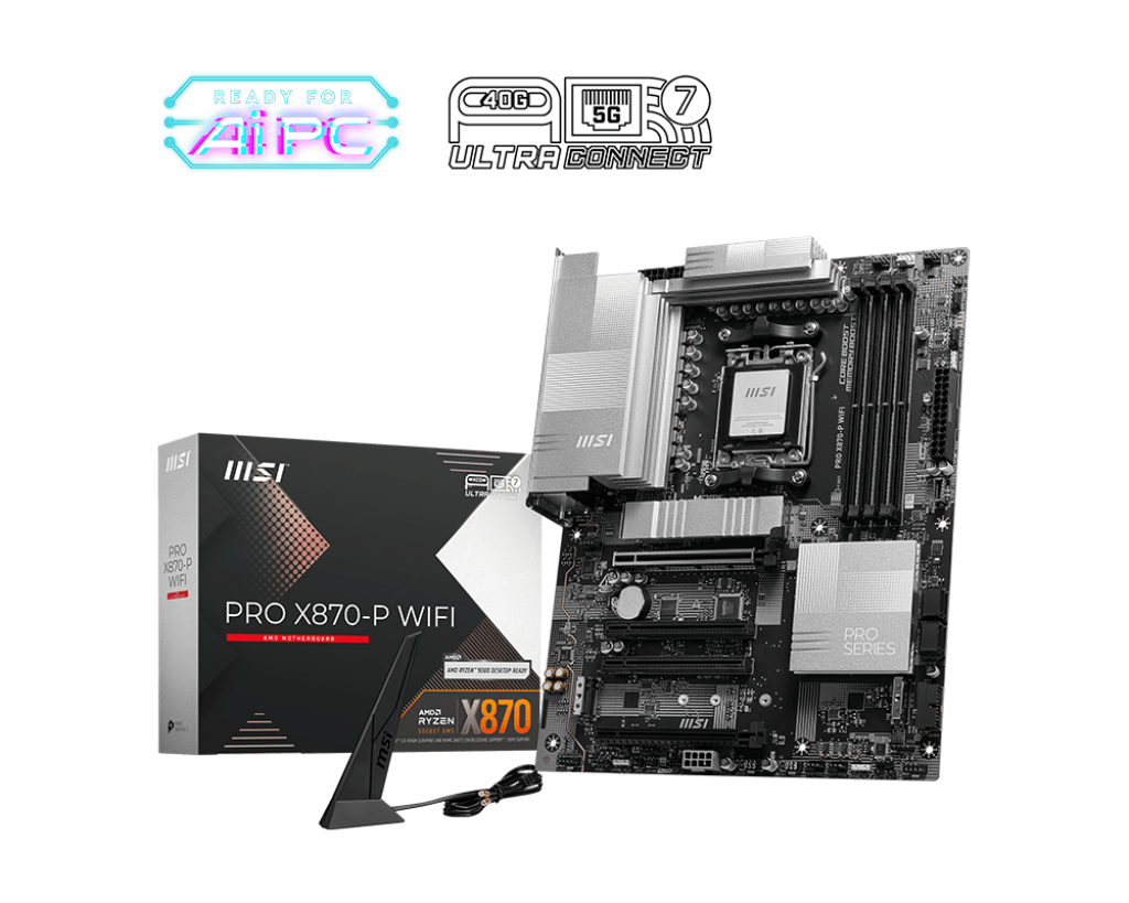 MSI Pro X870-P Wifi AMD X870 Soket AM5 DDR5 8200 Anakart