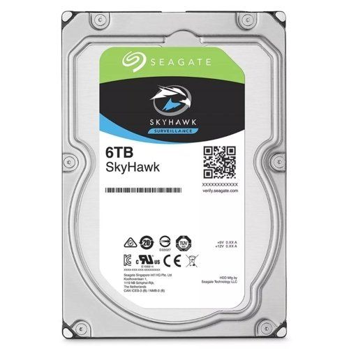 Seagate Skyhawk Surveillance ST6000VX001 6TB 256MB 3.5 SATA 3 7/24 Güvenlik HardDiski