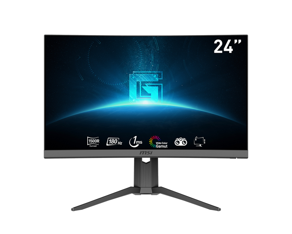 MSI G24C6P E2 23.6 Curved VA FullHD180Hz 1Ms FreeSYNC Premium Gaming Monitör