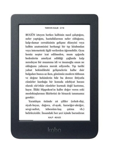 Kobo Nia e-Kitap Okuyucu 6 8GB WiFi (KB-N306-KU-BKK-EP)