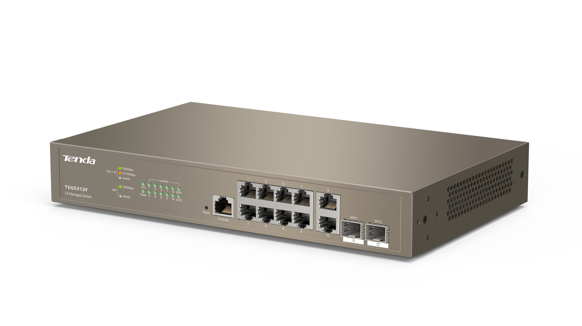 Tenda TEG5312F 10Port 10/100/1000 Yönetilebilir Swıtch