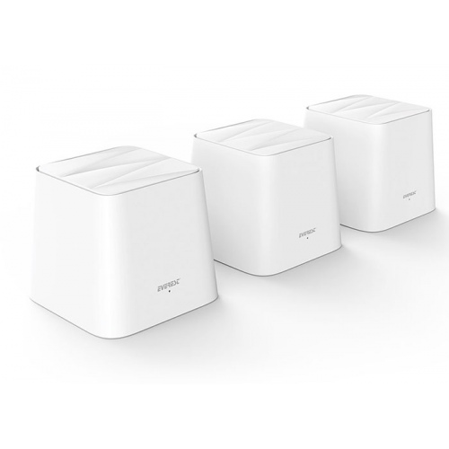 Everest Finix MW3-3P 3 Pack Mesh AC1200 WiFi 867Mbps Dual Band 300m2 kapsama Alanı Router