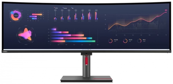 Lenovo ThinkVision P49w-30 63DBRAT1TK 49 Full HD 4ms 60Hz HDMI Display Port Thunderbolt Vesa Monitör