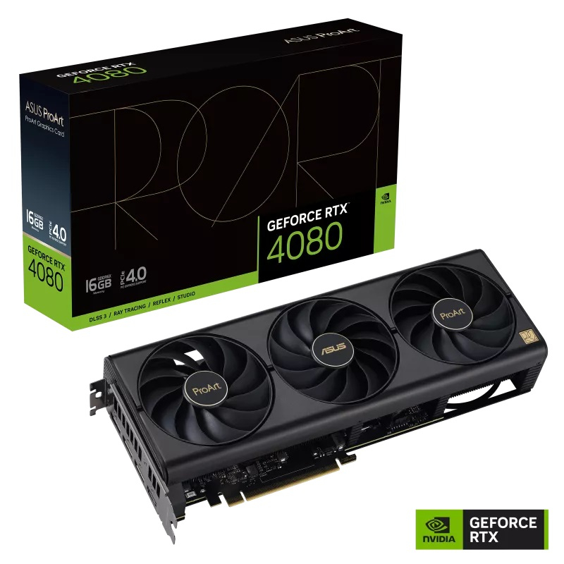 Asus PROART-RTX4080-O16G OC Edition 256 Bit GDDR6X 16 GB Gaming (Oyuncu) Ekran Kartı