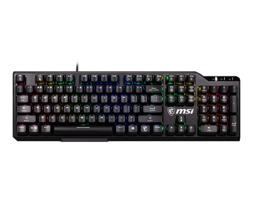 MSI GG Vigor GK41 LR TR Mekanik Gaming Klavye Kailh Linear Red Switches Türkçe Q Klavye