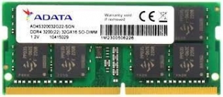 Adata DDR4-3200Mhz CL22 1x32GB SO-DIMM (22-22-22) 1.2V Ram