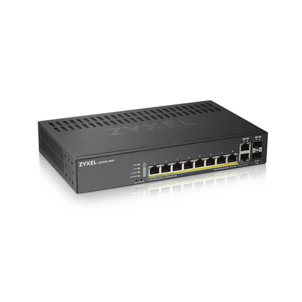 Zyxel Nebula GS1920-8HP V2 8P 100/100/1000 Web Yönetilebilir Hybrid PoE Switch (130 Watt)