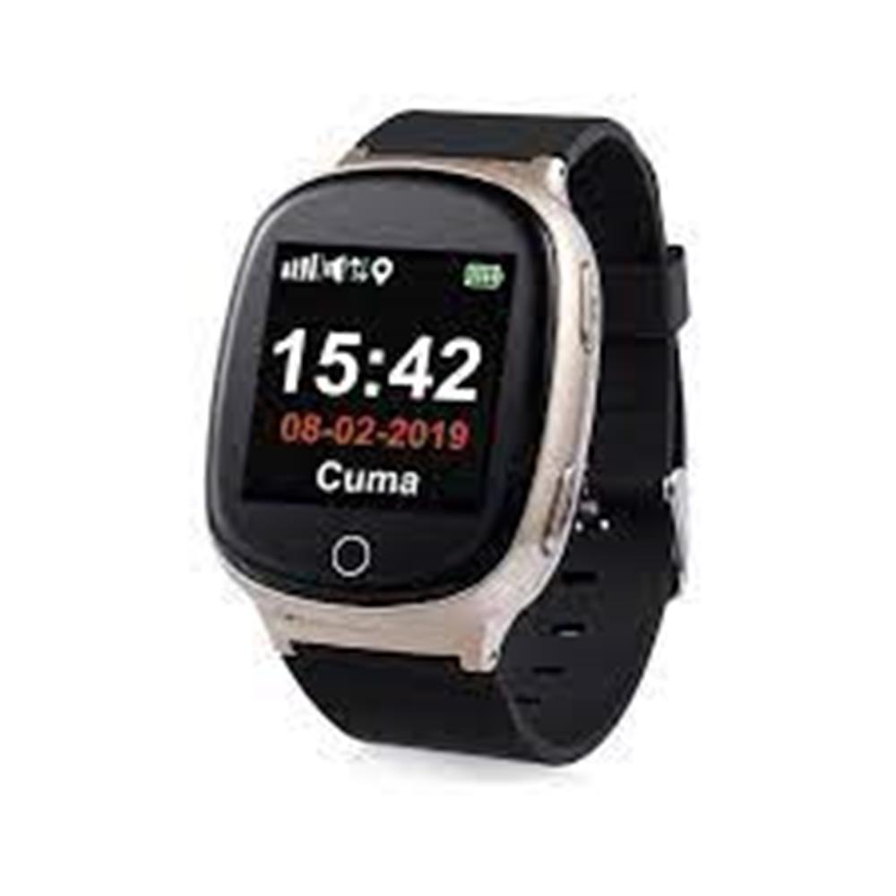 T Smart S3 GPS Senior Watch Siyah Akıllı Saat