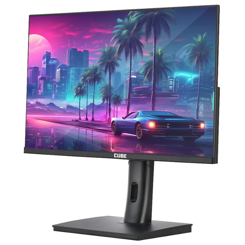 Cube 27 İnç PA-27V165F VA 1ms 165Hz HDMI DP 2K QHD 2560x1440 FreeSync Yükseklik Ayarı VESA Pivot RGB Siyah Monitör