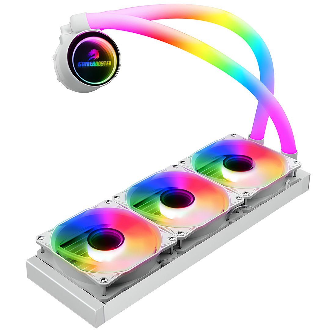 GameBooster INFINITY 360WE ARGB Fanlı 360mm (İntel 1700/AM5) Uyumlu Beyaz Sıvı Soğutma Sistemi